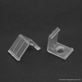   Phenom 41012C műanyag profil rögzítő elem a 41012 típusú sínhez, átlátszó, 1 pár (2 db / csomag)