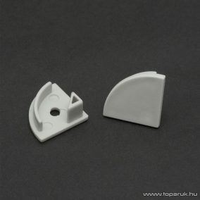   Phenom 41012E műanyag profil végzáró elem a 41012 típusú sínhez, szürke, 2 db / csomag