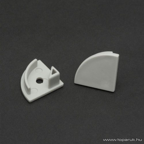 Phenom 41012E műanyag profil végzáró elem a 41012 típusú sínhez, szürke, 2 db / csomag