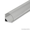 Phenom 41012T1 LED aluminium profil takaró búra a 41012A1 típusú profil sínhez, átlátszó, 1000 mm hosszú