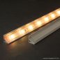   Phenom 41012T1 LED aluminium profil takaró búra a 41012A1 típusú profil sínhez, átlátszó, 1000 mm hosszú