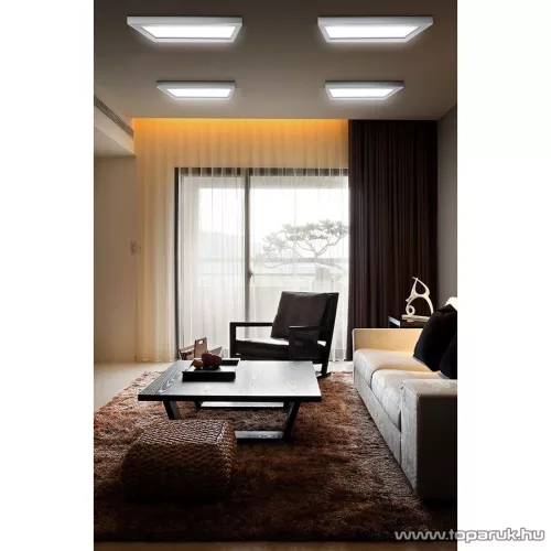 Phenom 42001W LED panel lámpa 12W, négyzetes, melegfehér fényű világítással