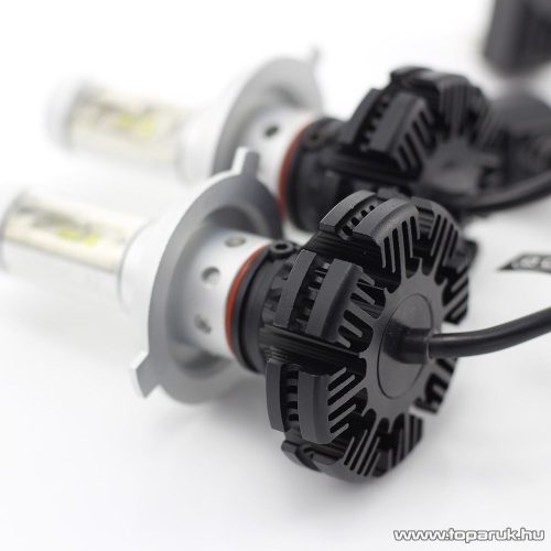 Carguard 50822 LED fényszóró izzó, H4 foglalatba, fehér fényű, 1 pár