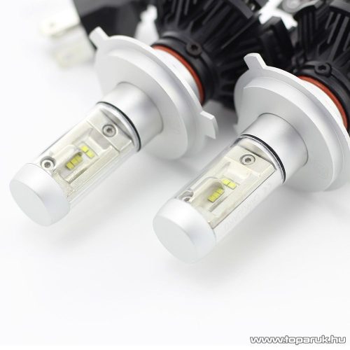 Carguard 50822 LED fényszóró izzó, H4 foglalatba, fehér fényű, 1 pár