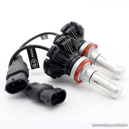 Carguard 50825 LED fényszóró izzó, H8 foglalatba, fehér fényű, 1 pár