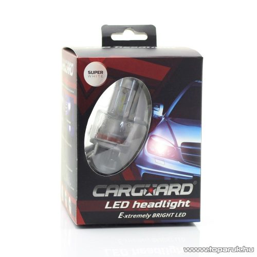 Carguard 50825 LED fényszóró izzó, H8 foglalatba, fehér fényű, 1 pár