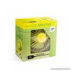delight USB Mini asztali ventilátor, sárga, citrom (51110B)