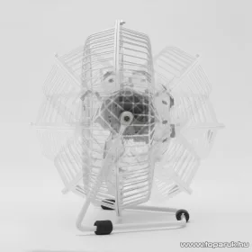 delight USB Mini asztali ventilátor, fehér (51110WH)