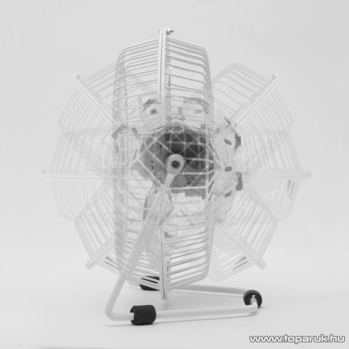 delight USB Mini asztali ventilátor, fehér (51110WH)
