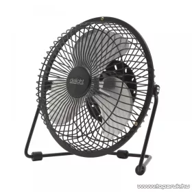 delight USB Mini asztali ventilátor, fekete (51110)