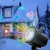 Kültéri LED projektor, mozgó színes party fényeffekt kivetítő (karácsony, halloween, party, tél), 12W (54916)