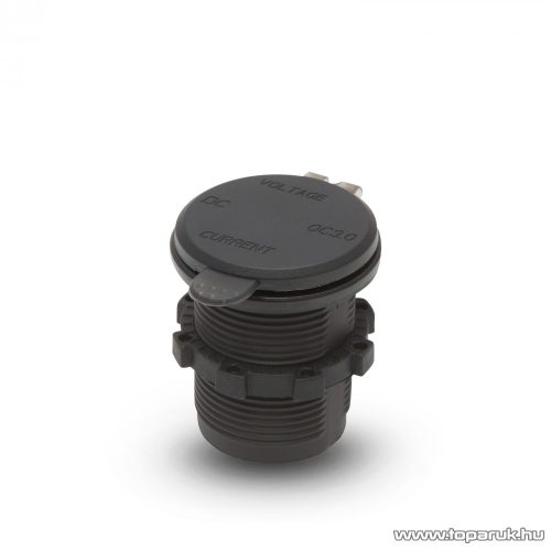 Szivargyújtó helyére beépíthető USB aljzat, kék LED világítással, csavaros kivitel, 1 x USB 5 V / max. 2,1 A (54927BL)