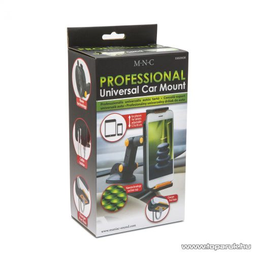 delight Univerzális autós telefon tartó, tablet tartó, narancs (55029OR)