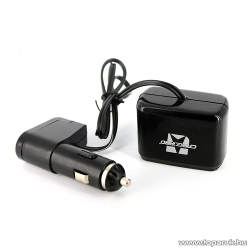 Carguard 55050 Szivargyújtó aljzatba csatlakoztatható 2-es elosztó + 1A USB csatlakozás