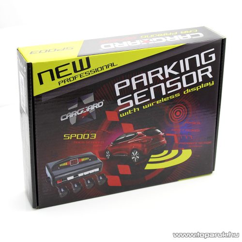 Carguard SP003 Vezetékes tolatóradar kijelzővel és 4 db érzékelővel (55072-3)