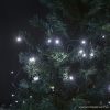 Kültéri napelemes kerti 150 LED-es égősor, fényfüzér, hideg fehér színű világítással, 16,4 m (55212B)