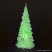 Beltéri 1 db Színváltós LED-del világító karácsonyfa dekoráció, 16 cm