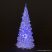 Beltéri 1 db Színváltós LED-del világító karácsonyfa dekoráció, 12 cm
