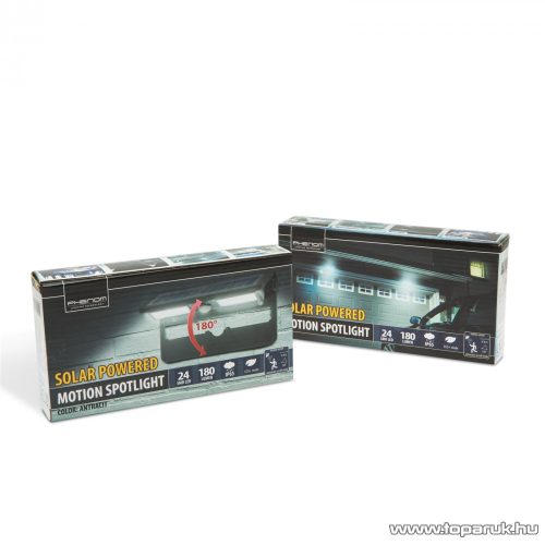 Phenom Kültéri LED-es szolár lámpa (reflektor) mozgásérzékelővel és fényérzékelővel, fekete (55270BK)