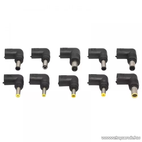 Delight univerzális laptop / notebook töltő adapter tápkábellel, 12V - 24V / 5A - 6A, 90W (55360)
