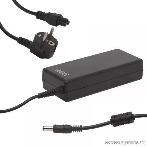 Delight univerzális laptop / notebook töltő adapter tápkábellel, 19V / 4,72A, 5,5mm / 2,5mm, 90W (55365)