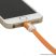 iPhone, iPod, iPad USB adat és töltőkábel, 1,2 m, narancs (55424OR) - megszűnt termék: 2015. január