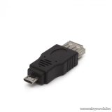  delight Átalakító adapter USB csatlakozóról MicroUSB csatlakozóra (55449)