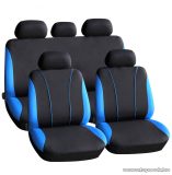   Carguard 55670BL Autós üléshuzat szett, 9 db-os, kék / fekete (HSA001)