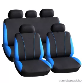   Carguard 55670BL Autós üléshuzat szett, 9 db-os, kék / fekete (HSA001)