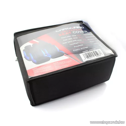 Carguard 55670BL Autós üléshuzat szett, 9 db-os, kék / fekete (HSA001)