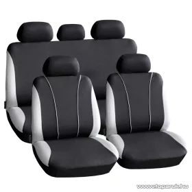   Carguard 55670GY Autós üléshuzat szett, 9 db-os, szürke / fekete (HSA003)