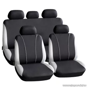   Carguard 55670GY Autós üléshuzat szett, 9 db-os, szürke / fekete (HSA003)