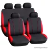 Carguard 55670RD Autós üléshuzat szett, 9 db-os, piros / fekete (HSA002)