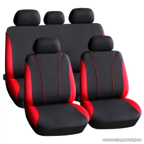   Carguard 55670RD Autós üléshuzat szett, 9 db-os, piros / fekete (HSA002)