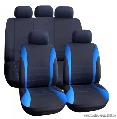 Carguard 55671BL Autós üléshuzat szett, 9 db-os, kék / fekete (HSA006)