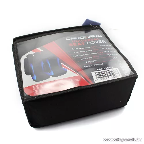 Carguard 55671BL Autós üléshuzat szett, 9 db-os, kék / fekete (HSA006)