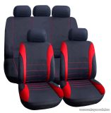   Carguard 55671RD Autós üléshuzat szett, 9 db-os, piros / fekete (HSA007)