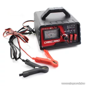   Carguard 55777C LCD kijelzős automata akkumulátor töltő (akkutöltő) autó és motor akkumulátorokhoz, 1 A (6V), 4 A (12V)