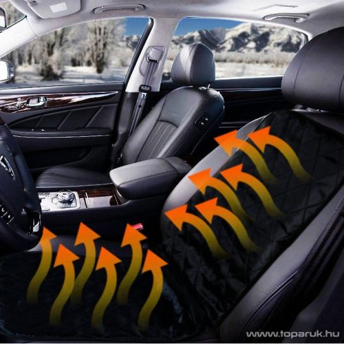 delight Fűthető ülésvédő 12V-os szivargyújtó dugóval (55815)