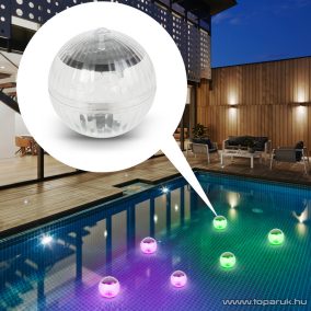   Phenom RGB LED-es SZOLÁR medence világítás (Jacuzzi és Wellness hangulatfény), 10 cm