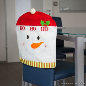 Székdekor, hóember, 50 x 60 cm
