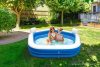 Creative Kids felfújható kerti családi medence ülésekkel és pohártartóval, 213 x 206 x 60 cm (47612)