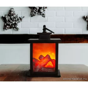   Elemes LED dekor kandalló időzítővel, 12 x 12 x 18,5 cm (58044)