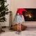 Karácsonyi skandináv manó dekoráció, teleszkópos lábakkal, 120 cm magas
