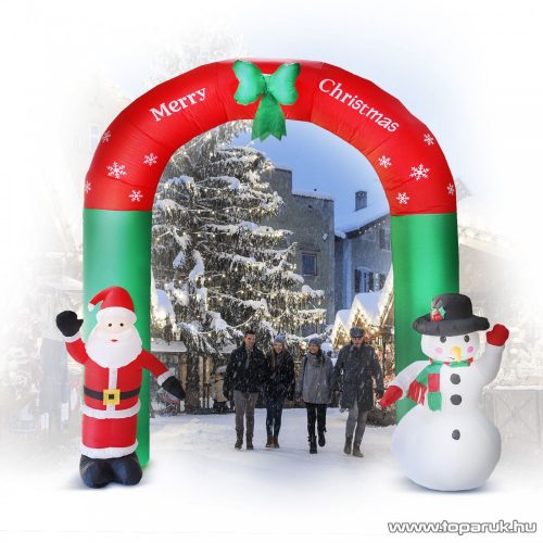 Kültéri felfújható világító karácsonyi kapu, IP44, 240 x 240 cm (58060K)