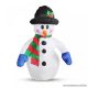 Kültéri felfújható világító hóember, IP44, 120 cm magas (58060M)