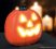Halloweeni LED-es tök, töklámpás, 32 x 30 cm (58123)