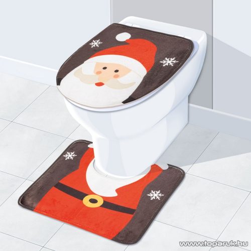 Karácsonyi WC ülőke dekor szett Mikulás mintával (58281A)