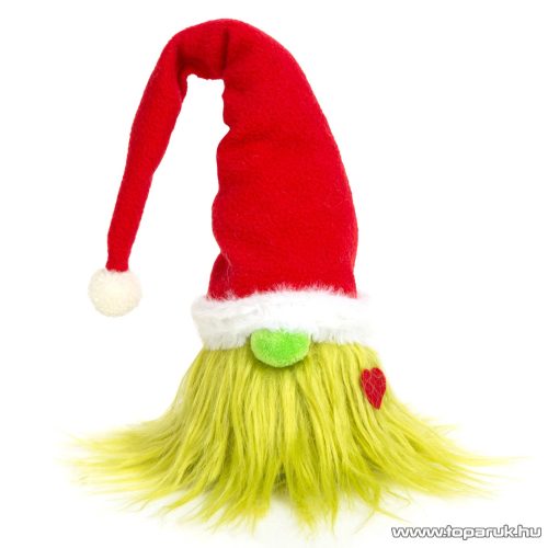 Karácsonyi skandináv manó dekoráció, grincs, 40 cm