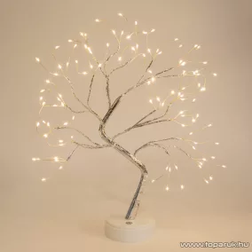   Beltéri LED-es világító asztali fa dekoráció, melegfehér, 40 x 30 cm (58930)